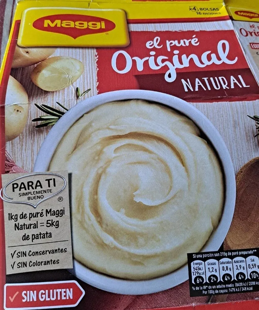 Puré de patatas 460g