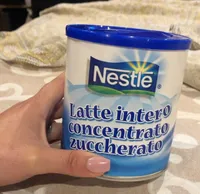 Latte intero concentrato zuccherato