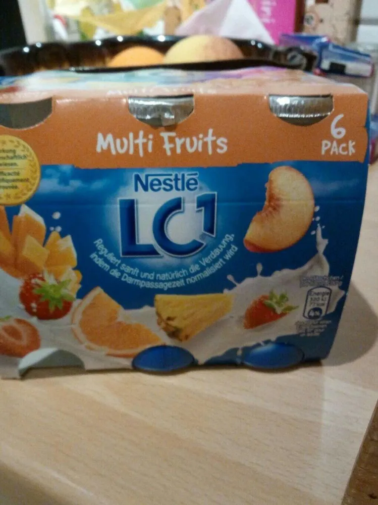 LC1 yoghurt multi fruits 6 bouteille de 100g
