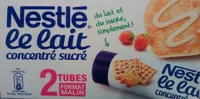 Lait concentré sucré "format malin" 2 tubes