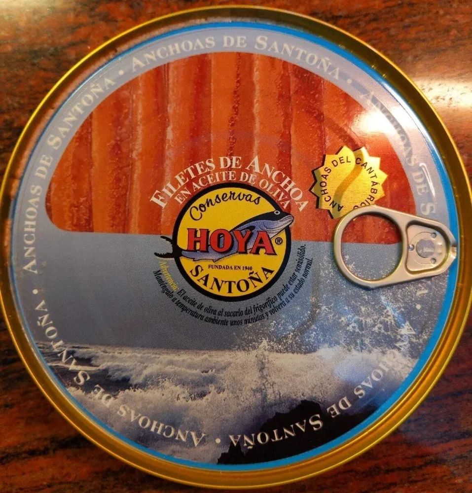 Filetes de anchoa en aceite de oliva