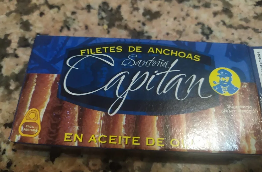 Filetes anchoa Santoña capitán
