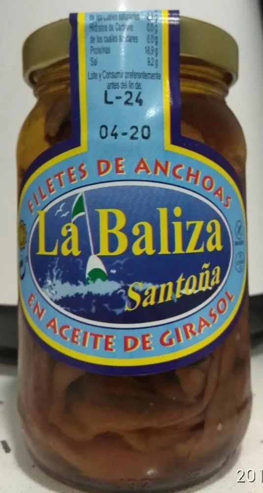 Filetes de anchoa en aceite girasol