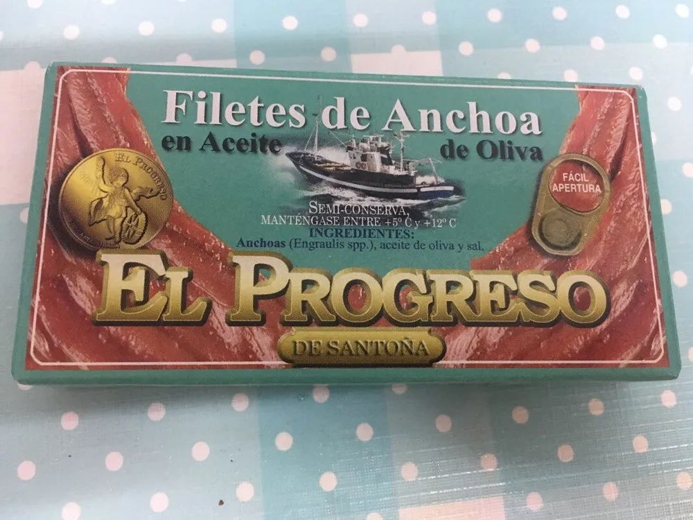 Filetes de anchoa en aceite de oliva
