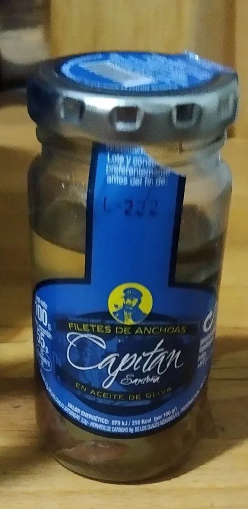 Filete de anchoa en aceite de oliva