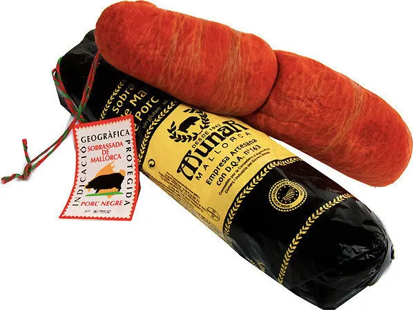 Sobrasada de porc negre dulce de mallorca i. g. p.