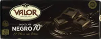 Tableta de chocolate negro 70% cacao