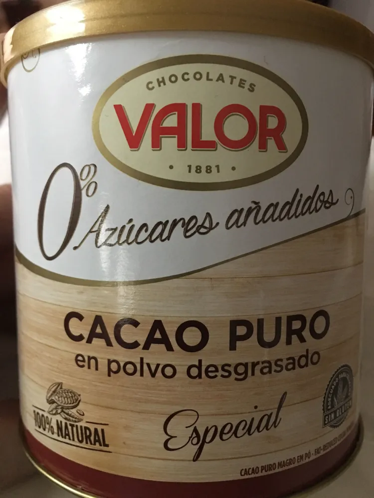 Cacao puro en polvo desgrasado especial