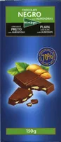 Chocolate negro con almendras