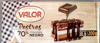 Postres chocolate negro sin gluten