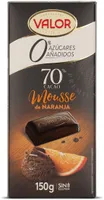 Chocolate negro 70% con mousse de naranja
