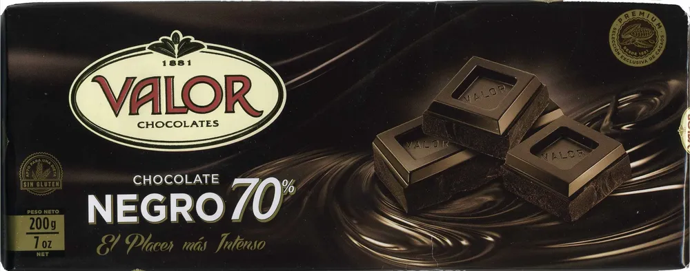 70% cacao natural
