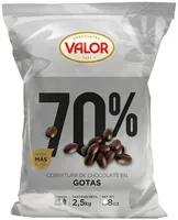 cobertura de chocolate en gotas