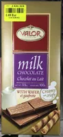 Chocolat au lait et gaufrette