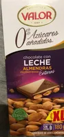 Chocolate con leche y almendras enteras 0%