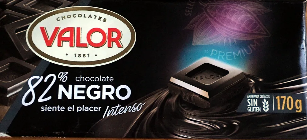 Chocolate negro 82%