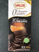 Chocolate negro 70% con naranja 0%