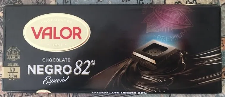 Chocolate negro 82% especial