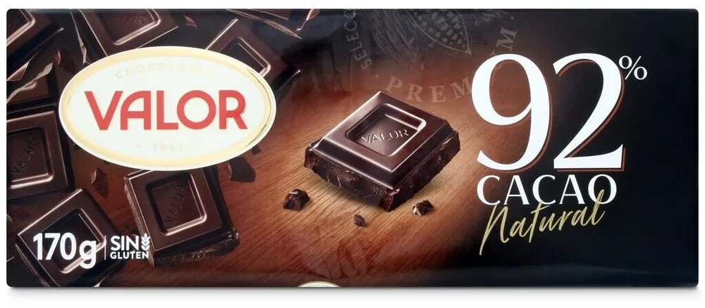 92% cacao natural