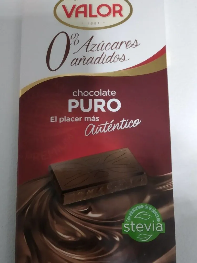 Chocolate Puro 0% azúcar añadido