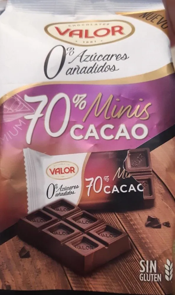70% minis cacao