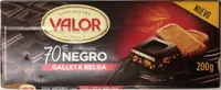 Chocolate negro 70% Galleta Belga