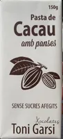 Pasta de cacau amb panses