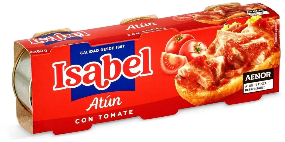 Atún con tomate