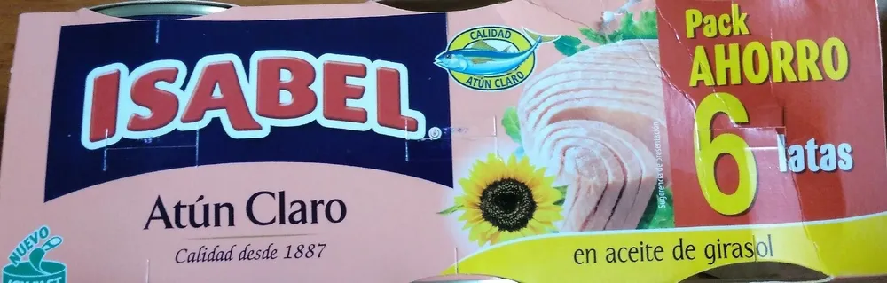 Atún claro en aceite de girasol