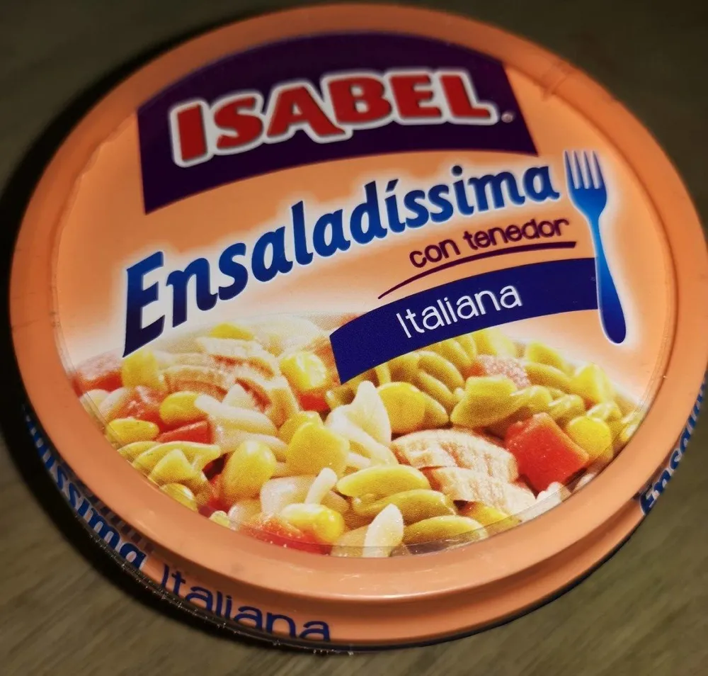 Ensaladíssima italiana con pasta y atún