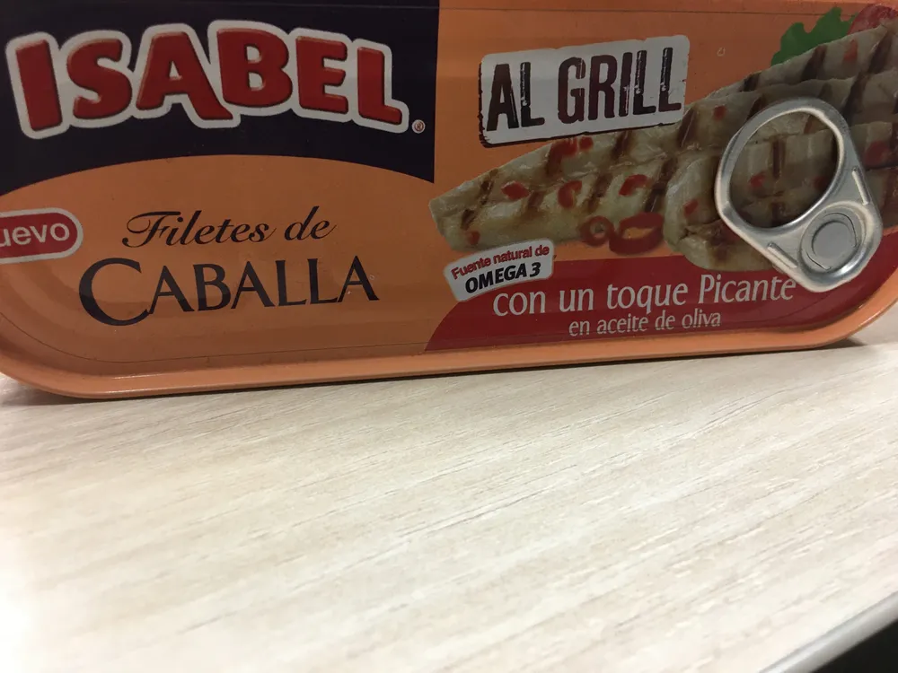 Filetes de caballa con un toque picante