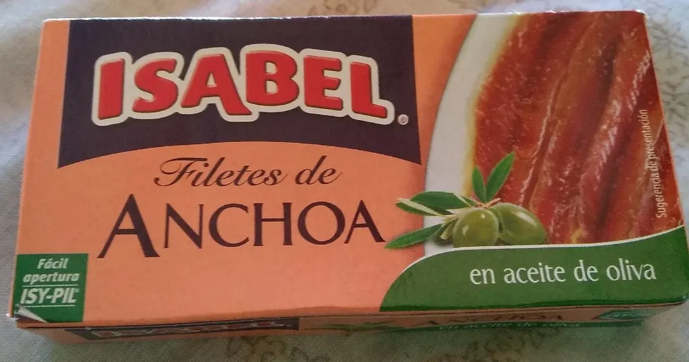 Filetes de anchoa aceite de oliva