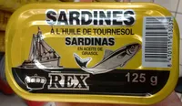 Sardines à l'huile de tournesol