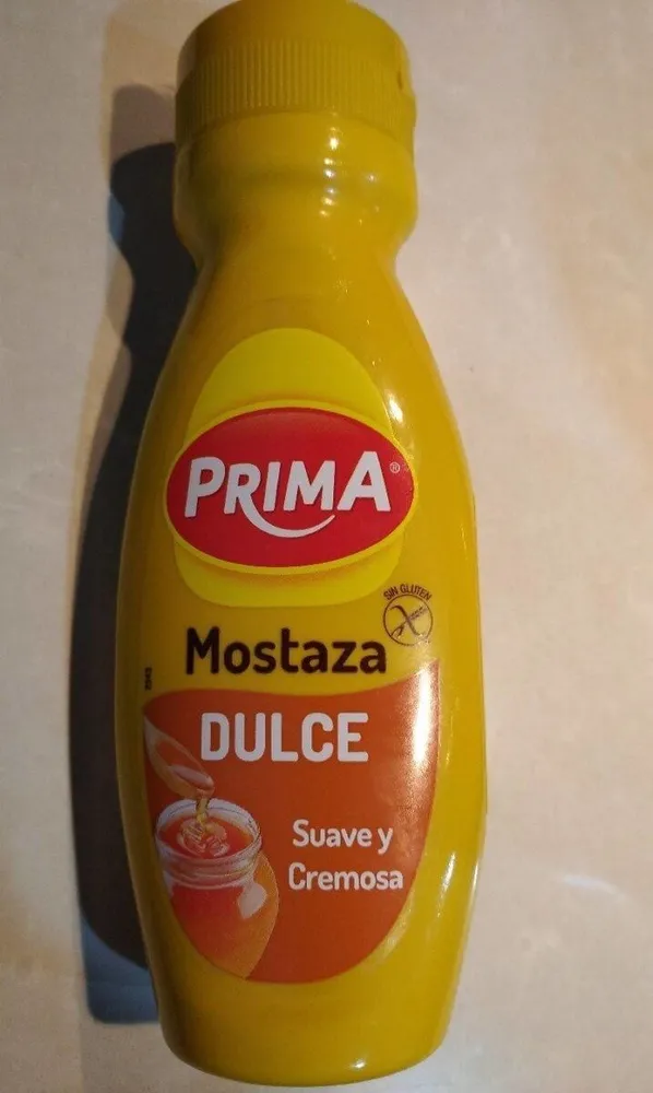 Mostaza dulce con miel