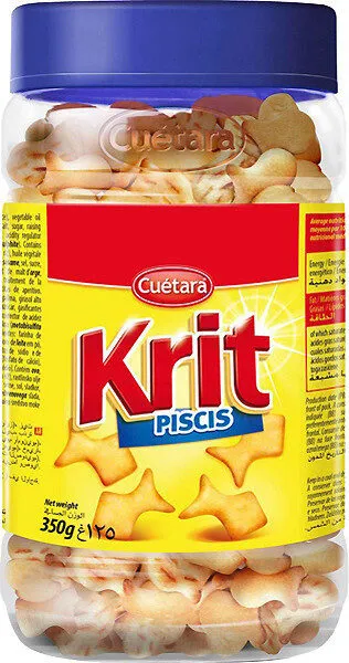 Krit piscis galletitas saladas de aperitivo