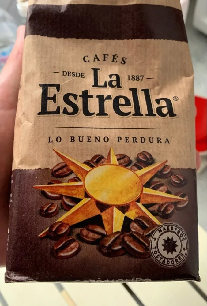Café molido mezcla intenso mitad natural mitad