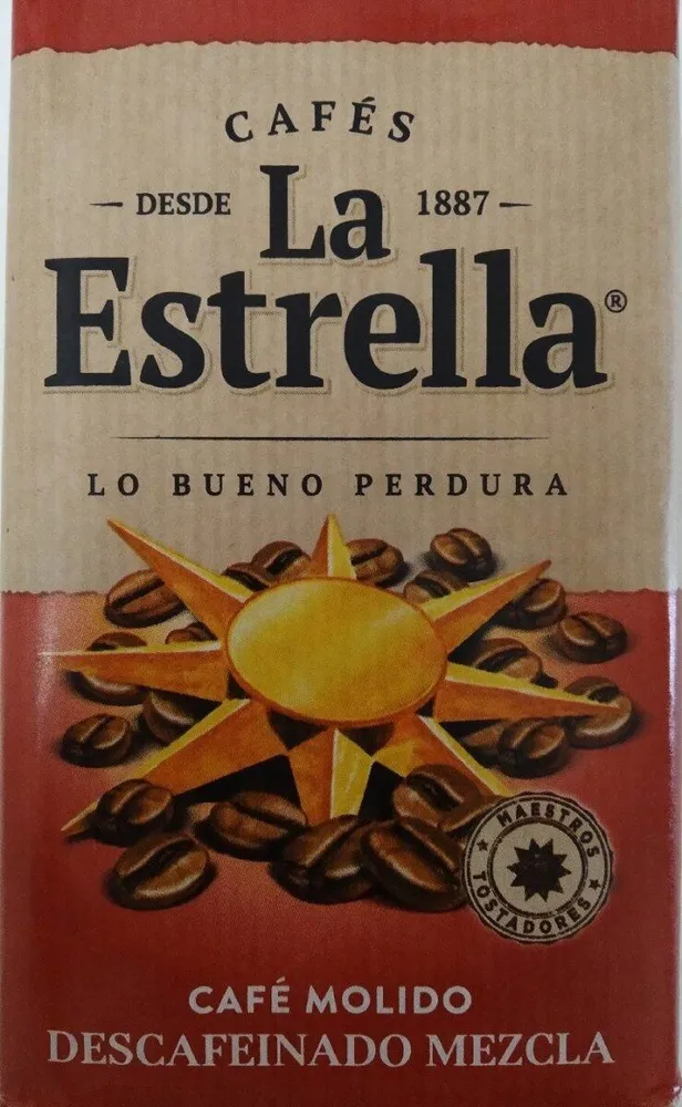 Café descafeinado molido mezcla