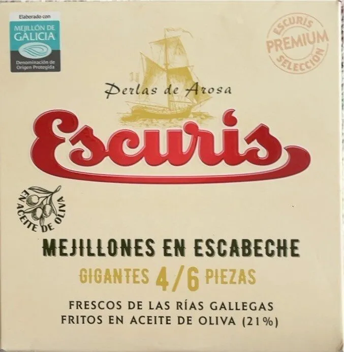 Mejillones en escabeche