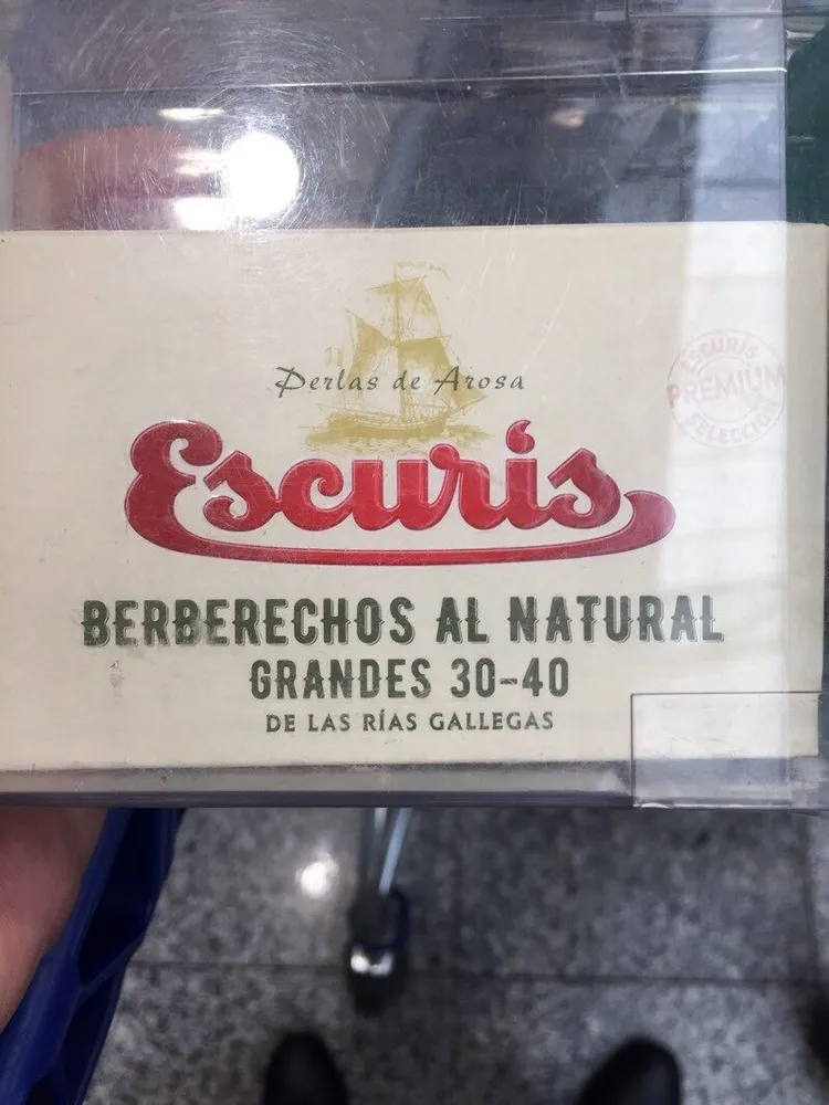 Berberechos de las rías gallegas al natural