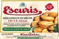 Mejillones escabeche de las rias gallegas fritos