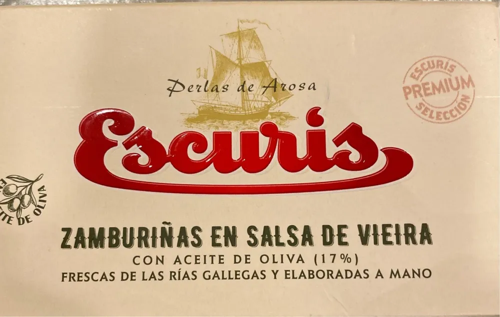 Zamburiñas en salsa de vieira