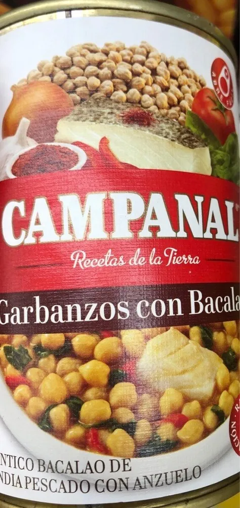 garbanzos con bacalao