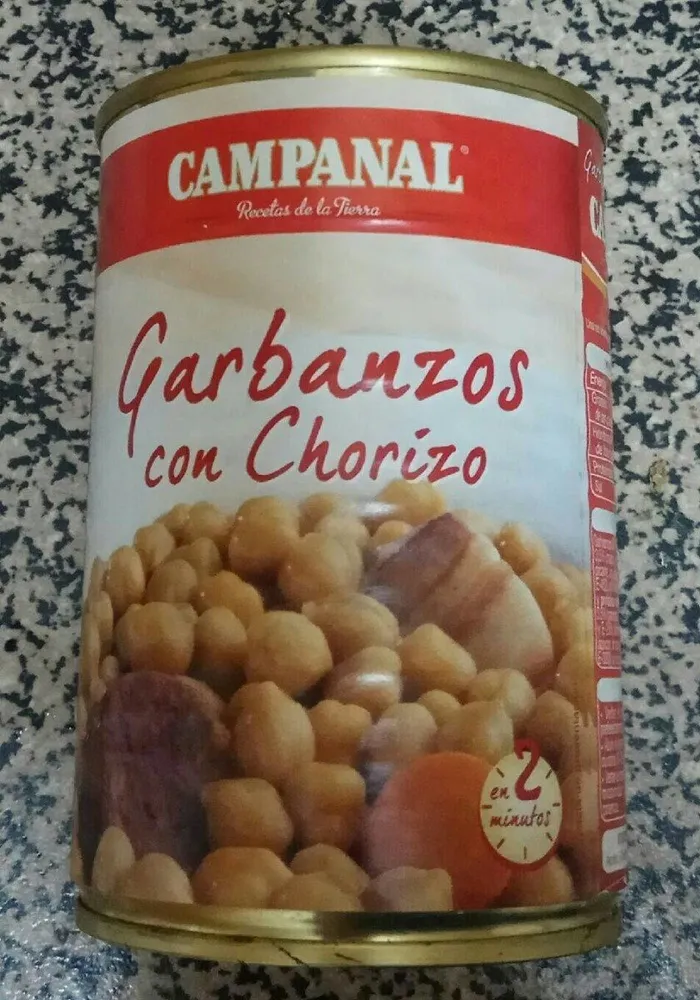 Garbanzos con chorizo