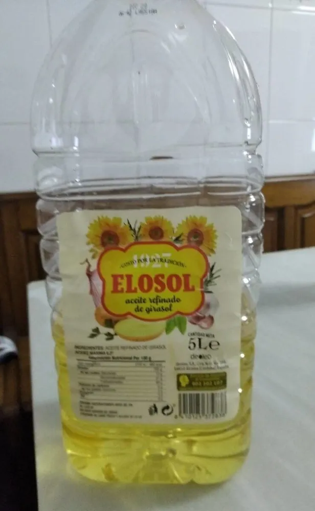 Aceite refinado de girasol