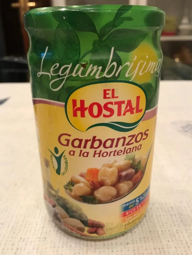 Garbanzos a la hortelana