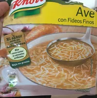 Sopa De Fideus En Sobre Knorr