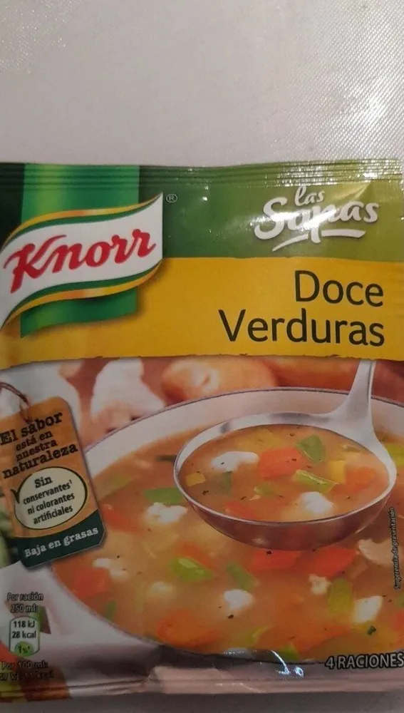 Doce verduras