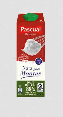 Nata líquida para montar y cocinar uht m.g.