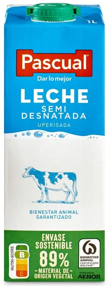 Leche semidesnatada