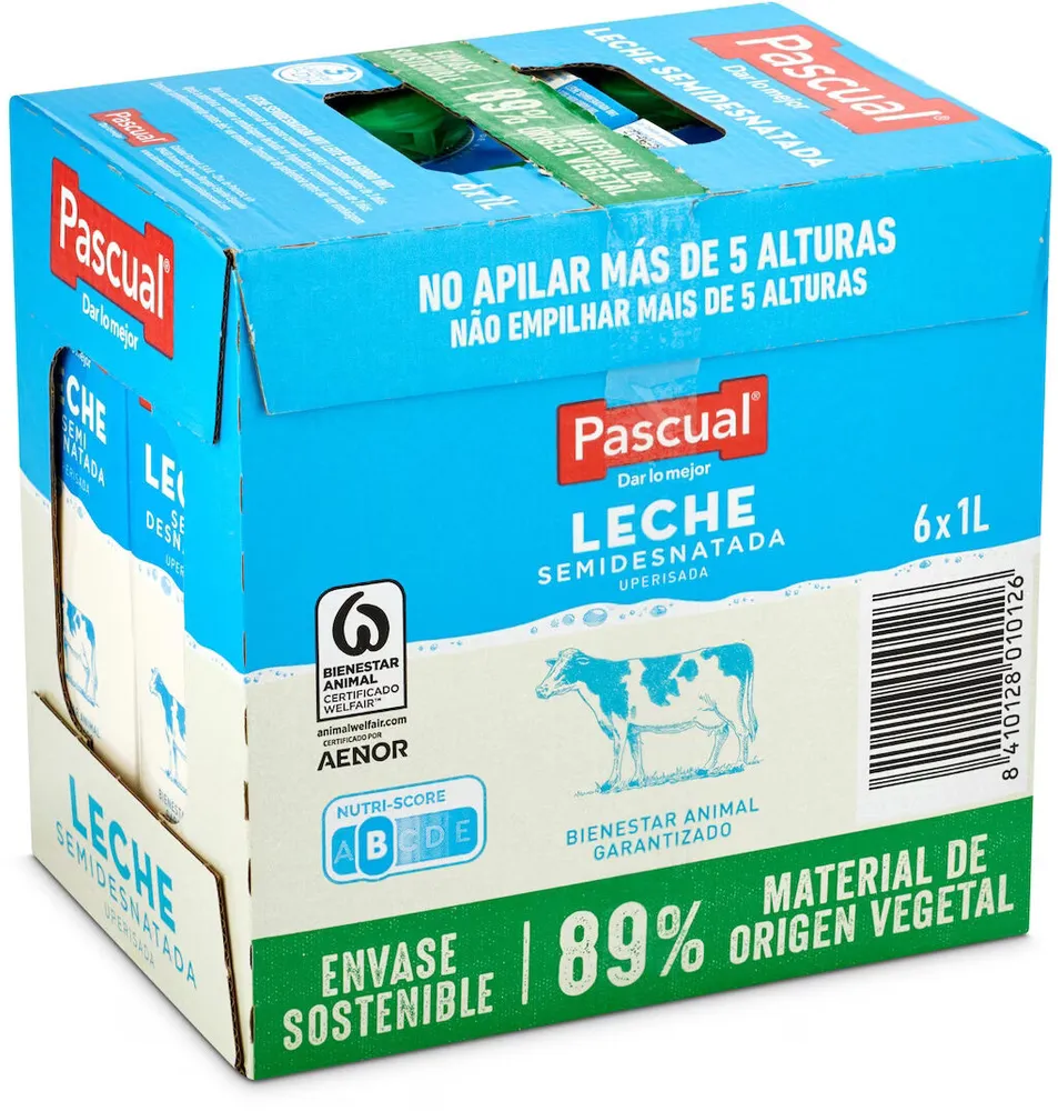 Leche semidesnatada